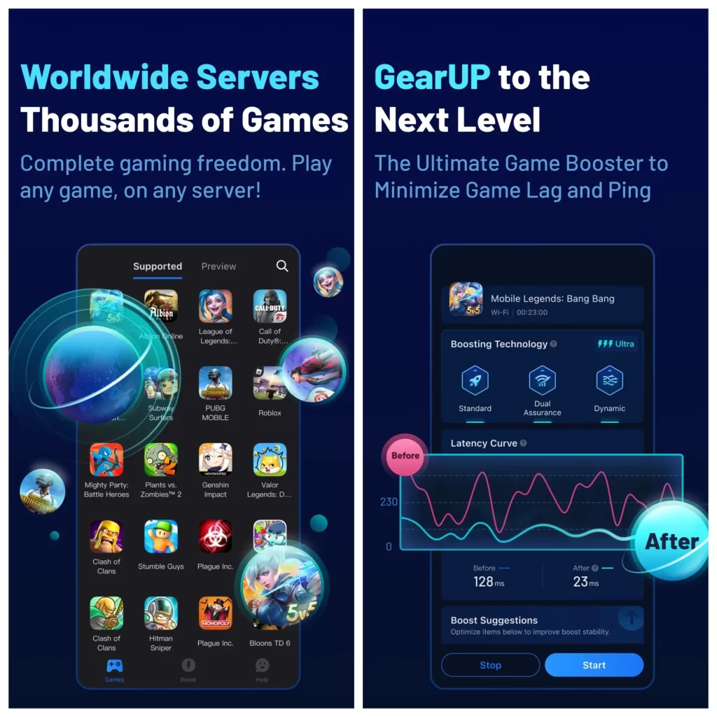 GearUp Booster Mod Apk (Premium Unlocked) Latest