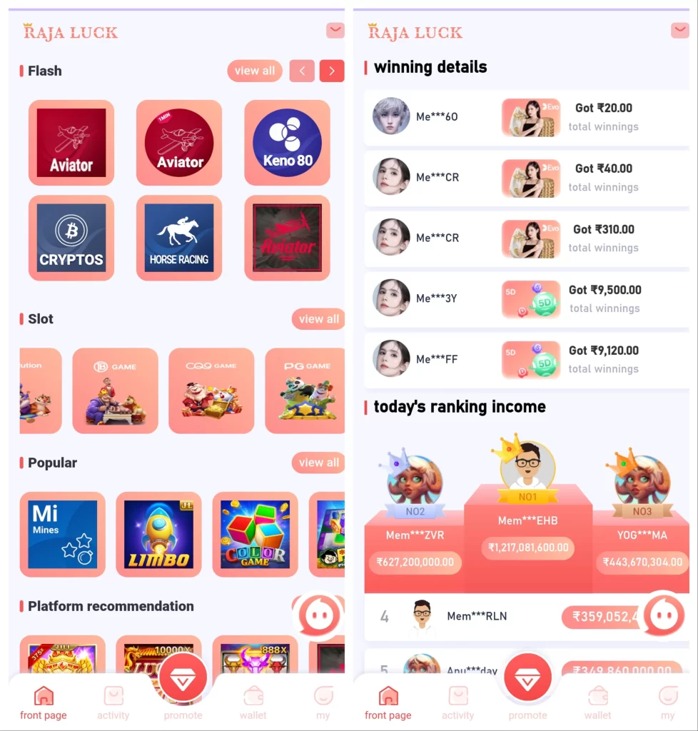 Raja Luck Hack Mod Apk (Unlimited Money 7 Gift Codes)