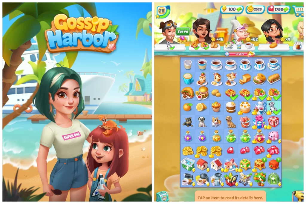 Gossip Harbor Mod Apk (Unlimited Money, gems, Energy)