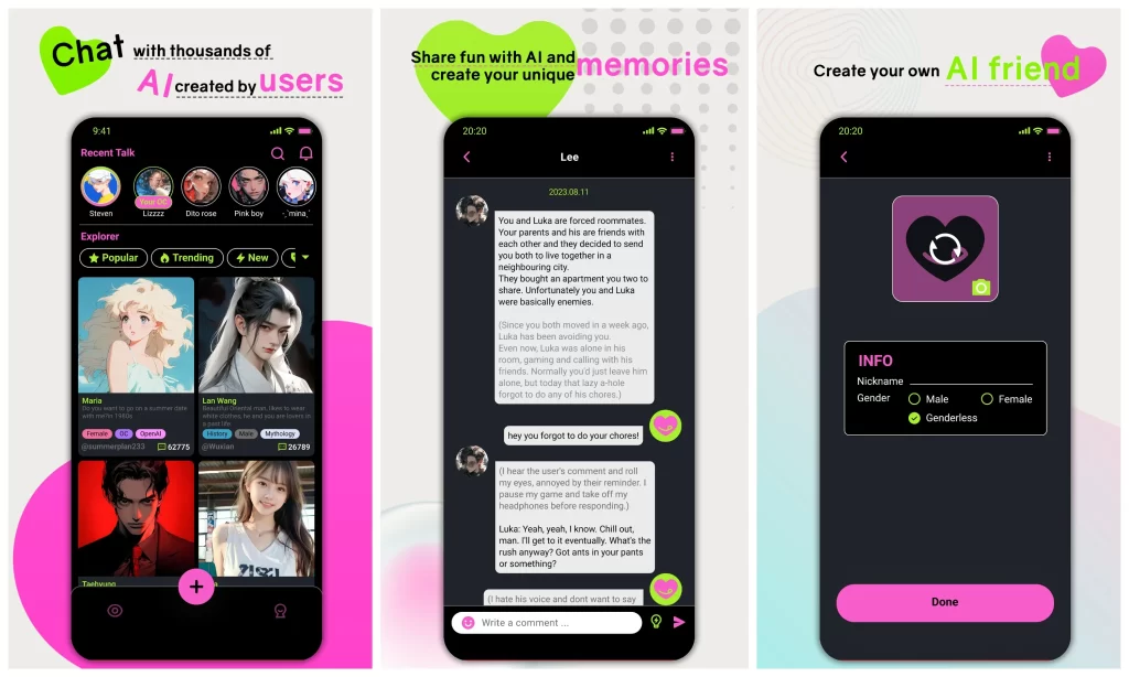 Crushon AI: AI Friend Chat Mod APK (Premium unlocked)