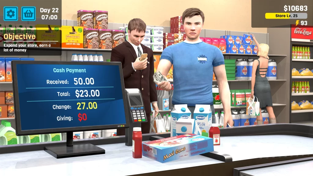 Manage Supermarket Simulator Mod APK (Unlimited money)