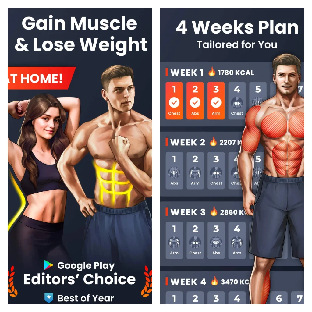 Home Workout Mod Apk (Premium Unlocked) Latest Version